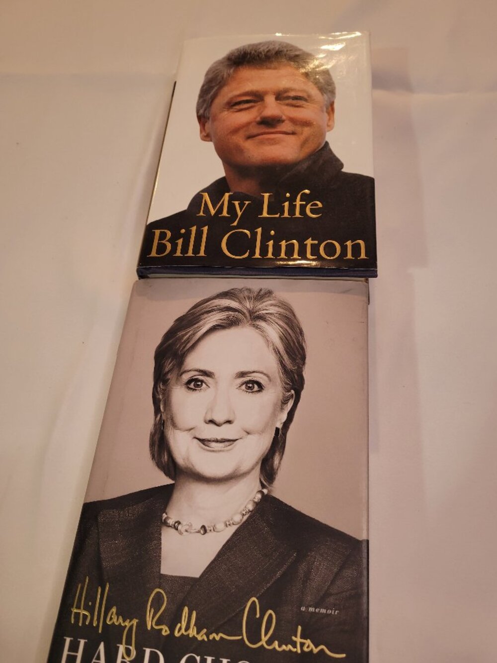 Hillary Rodham Clinton Hard Choices & Bill Clinton My Life Hardcover Memoir Bund